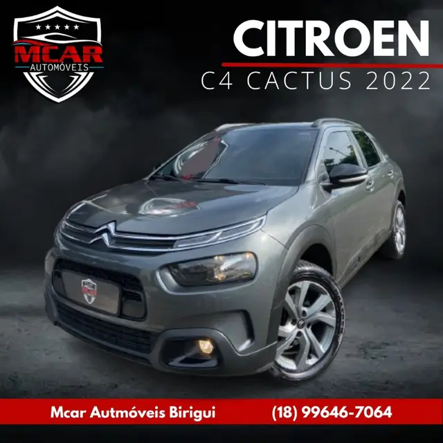 Carro Citroën C4 Cactus 2022 1.6 Feel (Aut) (Flex)