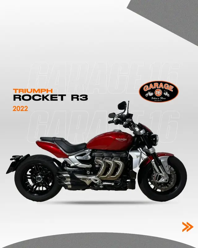 Carro Triumph Rocket 3 2022 III R 2500cc