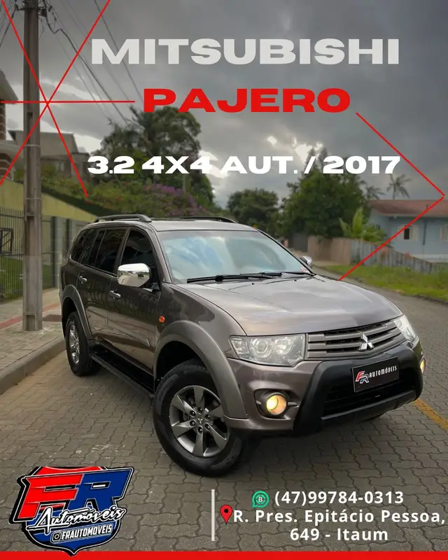Carro Mitsubishi Pajero 2017 3.2 DI-D Outdoor 4WD (Aut)