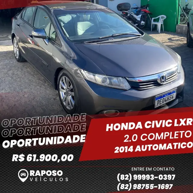 Carro Honda Civic 2014 New  LXR 2.0 i-VTEC (Aut) (Flex)