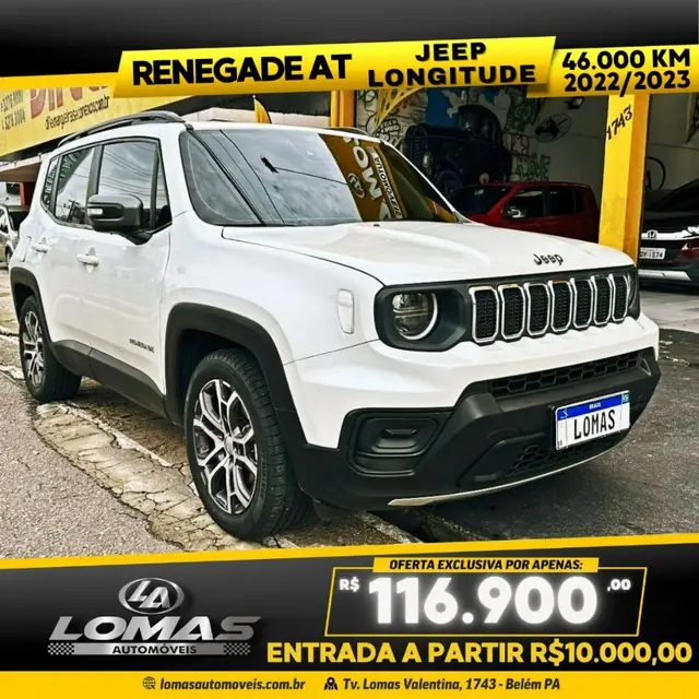 Carro Jeep Renegade 2023 Longitude T270 1.3 Turbo 4x2