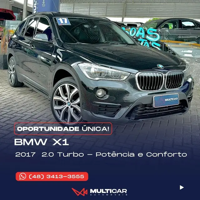 Carro BMW X1 2017 2.0 xDrive25i Sport ActiveFlex