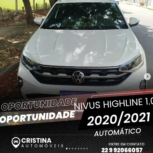Carro Volkswagen Nivus 2021 Highline 1.0 Turbo (Aut.)