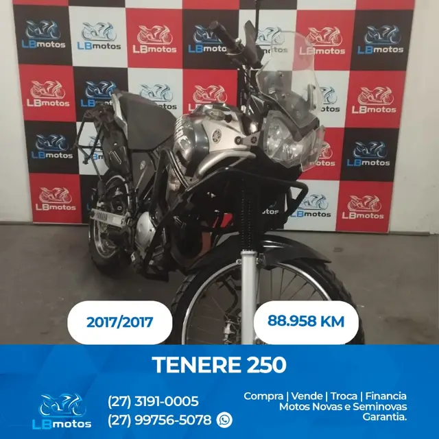 Carro Yamaha XTZ 250 Ténéré 2017 Blueflex