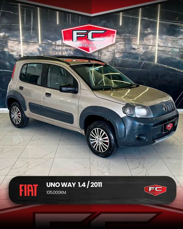 Carro Fiat Uno 2011 Way 1.4 8V (Flex) 4p