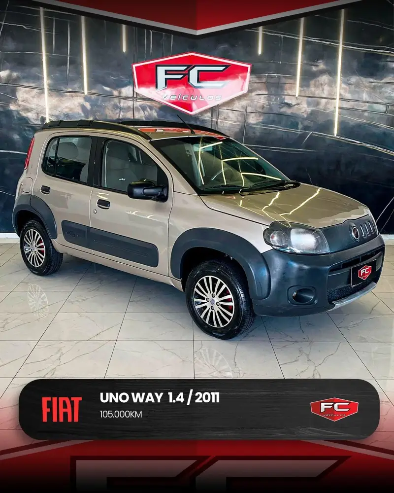 Fiat Uno Way 1.4 8V (Flex) 4p
