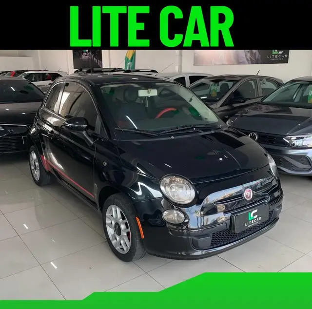 Carro Fiat 500 2013 Cult Dualogic 1.4 8V