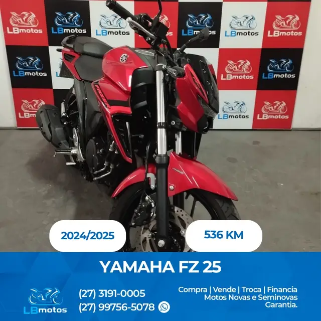 Moto Yamaha Fazer FZ25 2025 Connected