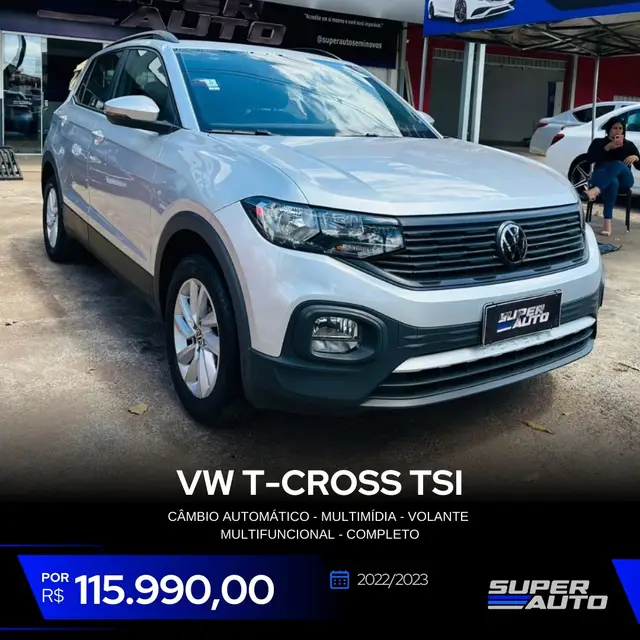 Carro Volkswagen T-Cross 2023 1.0 200 TSI 12V (Aut) (Flex)
