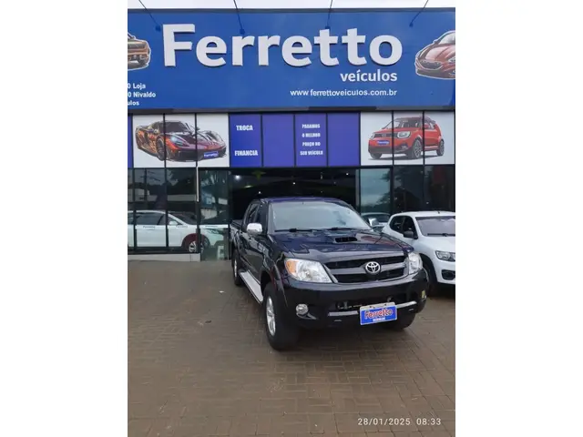 Carro Toyota Hilux Cabine Dupla 2008 Hilux SRV 4X4 3.0 (cab dupla) (aut)