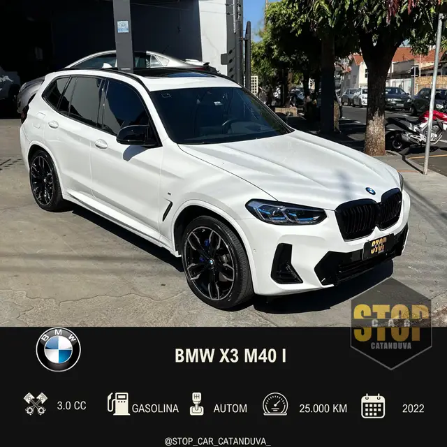 Carro BMW X3 2022 M40i 3.0 Turbo V6 Aut.
