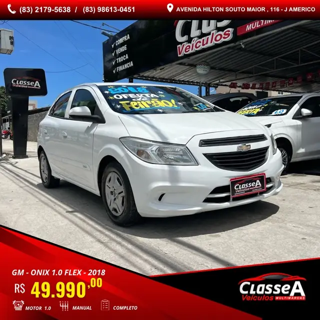 Carro Chevrolet Onix 2018 1.0 Joy SPE/4