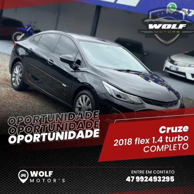 Carro Chevrolet Cruze 2017 LT 1.4 16V Ecotec (Aut) (Flex)