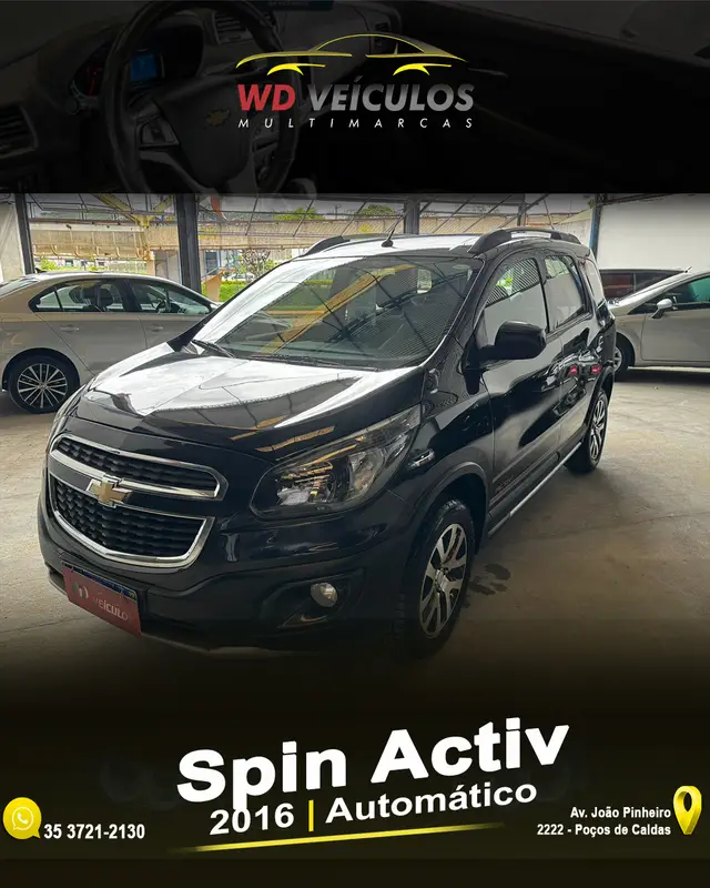 Carro Chevrolet Spin 2016 Activ 1.8 (Flex) (Aut)