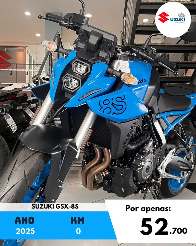Moto Suzuki GSX-8S 2025 776 cc