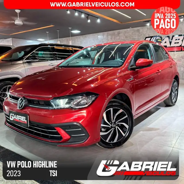 Carro Volkswagen Polo 2023 Highline (Aut) (Flex)