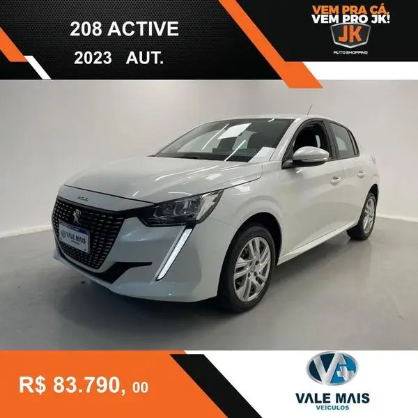 Carro Peugeot 208 2023 Active 1.6 (Flex) (Aut)