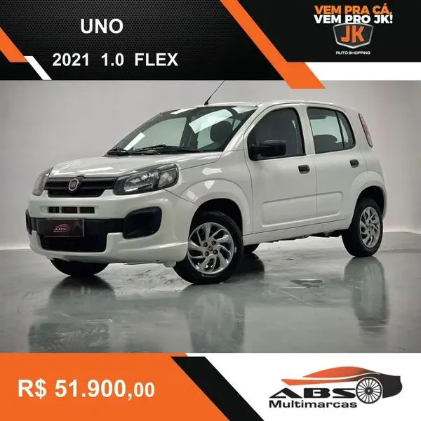 Carro Fiat Uno 2021 Attractive 1.0