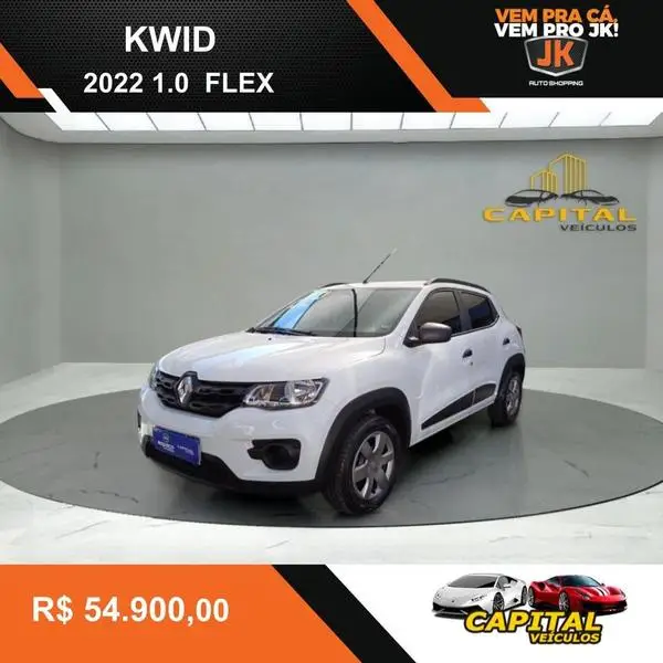 Carro Renault Kwid 2022 Zen 1.0 12v SCe (Flex)