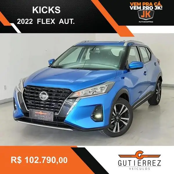 Carro Nissan Kicks 2022 XPlay 1.6 16V Flex Aut.