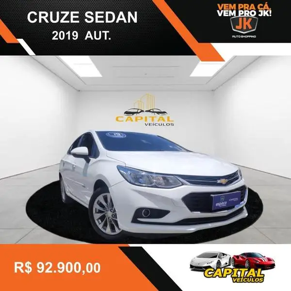 Carro Chevrolet Cruze 2019 LT 1.4 16V Turbo Flex (Aut) (Flex)