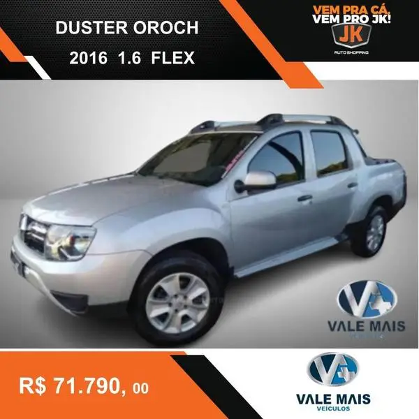 Carro Renault Duster Oroch 2016 2.0 16V Dynamique (Flex)