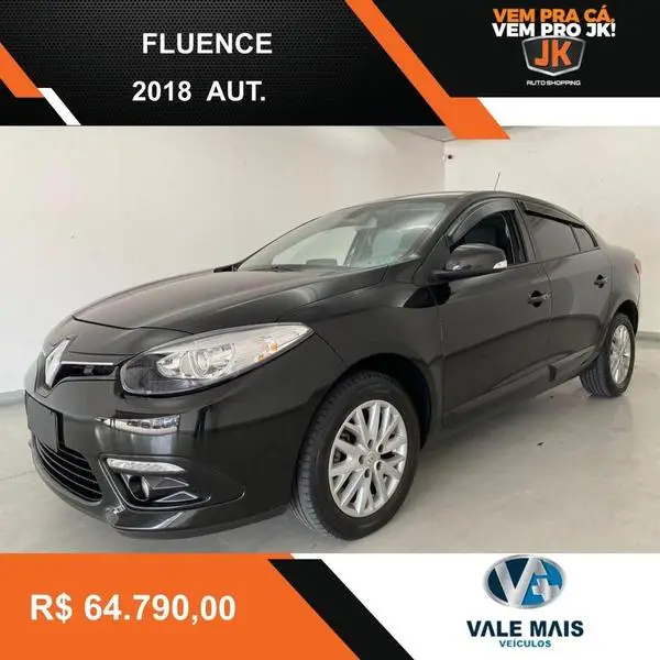 Carro Renault Fluence 2018 2.0 16V Dynamique Plus X-Tronic (Flex)