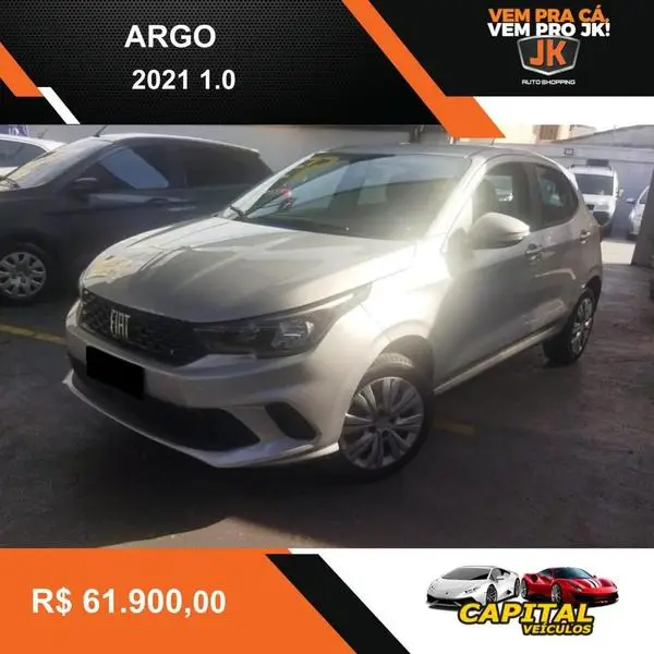 Carro Fiat Argo 2022 Drive 1.0 (Flex)