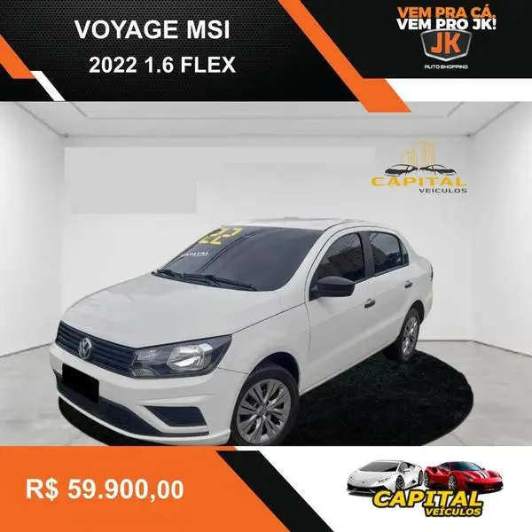 Carro Volkswagen Voyage 2022 1.6 MSI (Aut) (Flex)