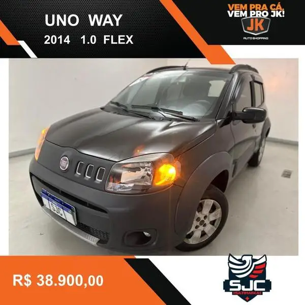 Carro Fiat Uno 2014 Way Celeb. 1.0 8V (Flex) 4p