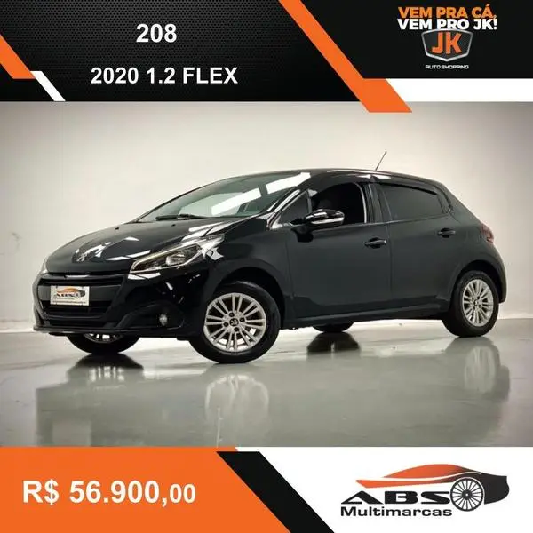 Carro Peugeot 208 2020 Active Pack 1.2 12V (Flex)