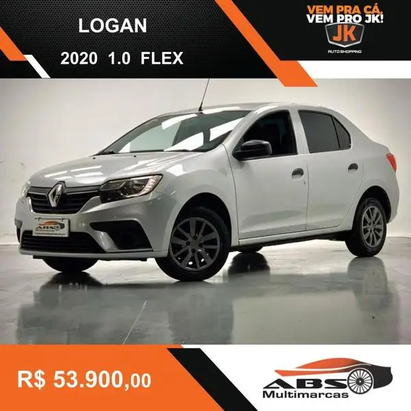 Carro Renault Logan 2020 Life 1.0 12V SCe (Flex)