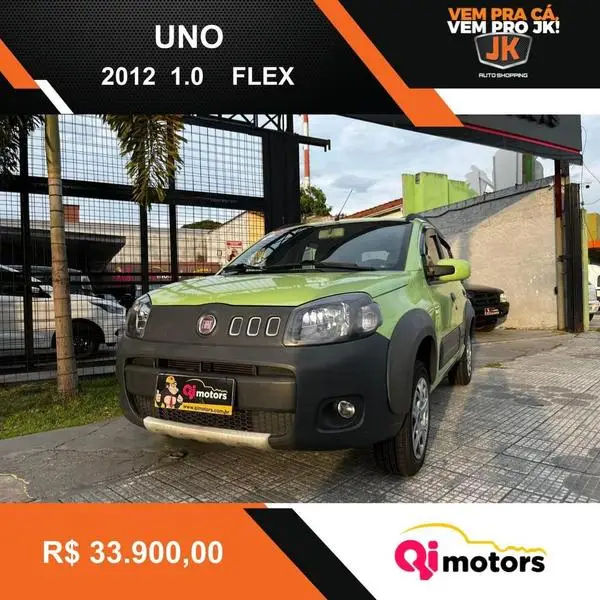 Carro Fiat Uno 2012 Way 1.0 8V (Flex) 4p