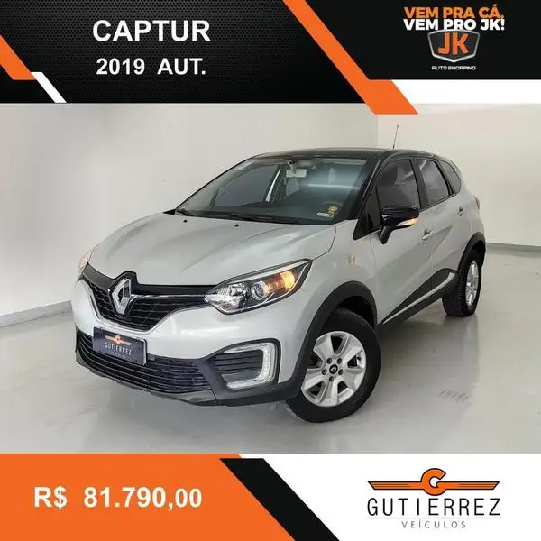 Carro Renault Captur 2019 Life 1.6 16v SCe CVT (Flex)