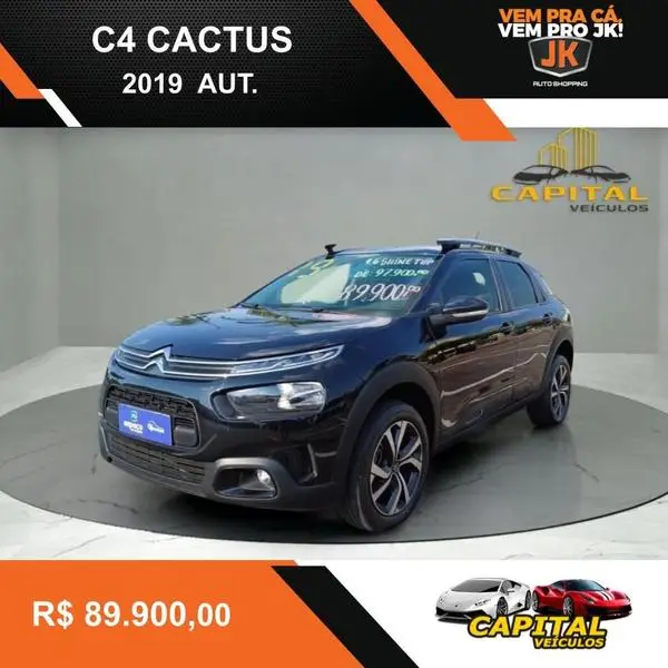 Carro Citroën C4 Cactus 2019 1.6 THP Shine (Aut) (Flex)