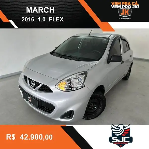 Carro Nissan March 2016 1.0 12V (Flex)