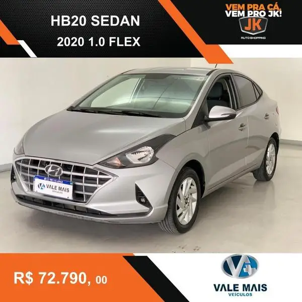 Carro Hyundai HB20S 2020 1.0 Evolution (Flex)