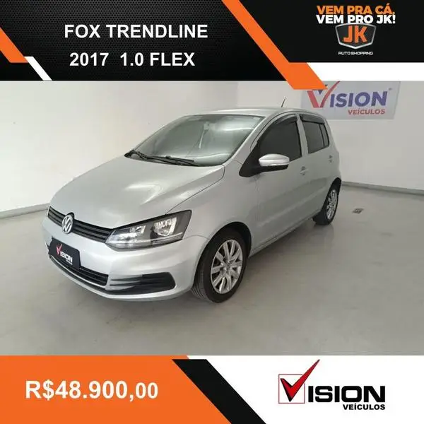 Carro Volkswagen Fox 2017 1.0 MPI Trendline (Flex)