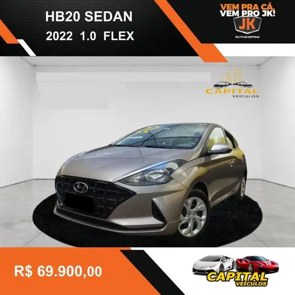 Carro Hyundai HB20S 2022 1.0 Vision (Flex)