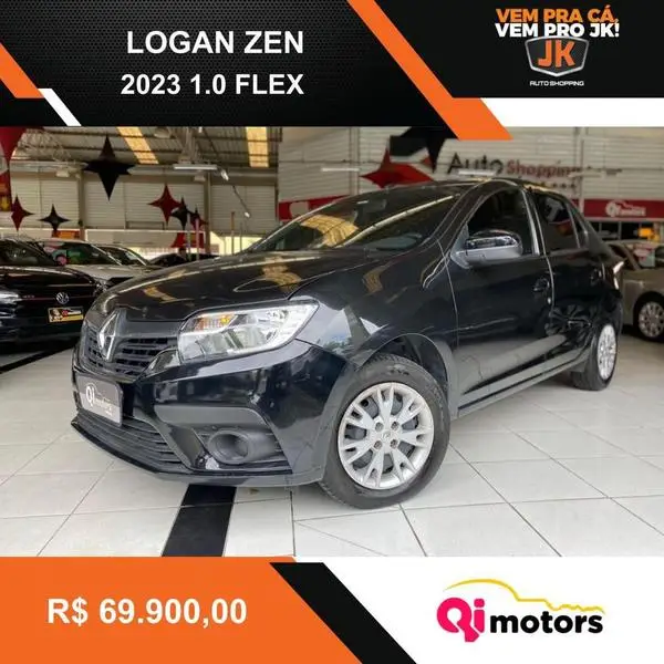 Carro Renault Logan 2023 Zen 1.0 12V SCe (Flex)