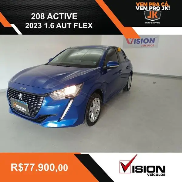 Carro Peugeot 208 2023 Allure 1.6 (Flex) (Aut)