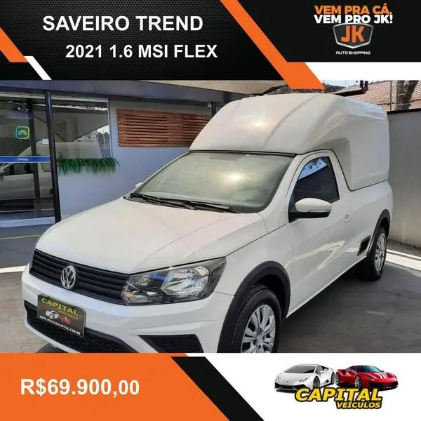 Carro Volkswagen Saveiro 2021 Robust 1.6 MSI CS (Flex)