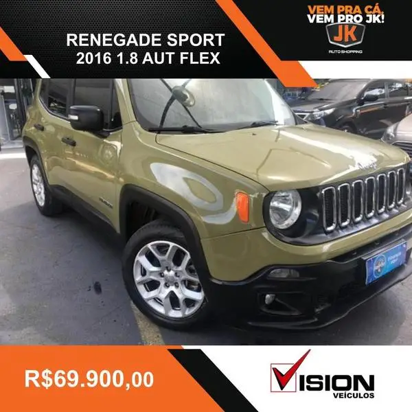 Carro Jeep Renegade 2016 Sport 1.8 4x2 (Aut) (Flex)