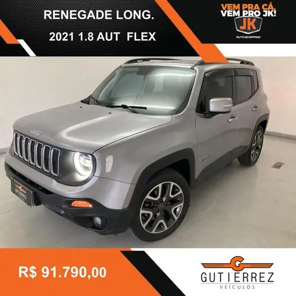 Carro Jeep Renegade 2020 Longitude 1.8 4x2 (Aut) (Flex)