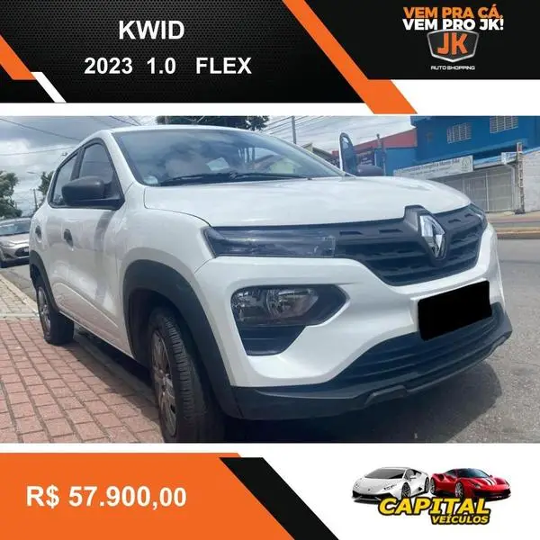 Carro Renault Kwid 2023 Zen 1.0 12v SCe (Flex)