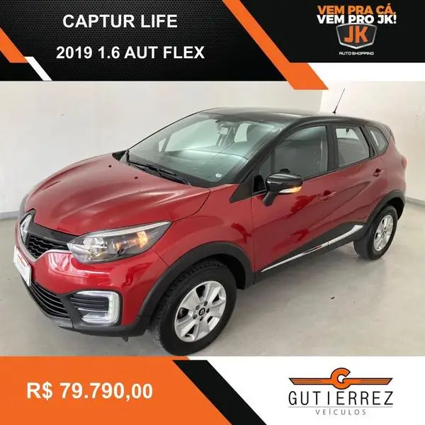 Carro Renault Captur 2019 Life 1.6 16v SCe CVT (Flex)