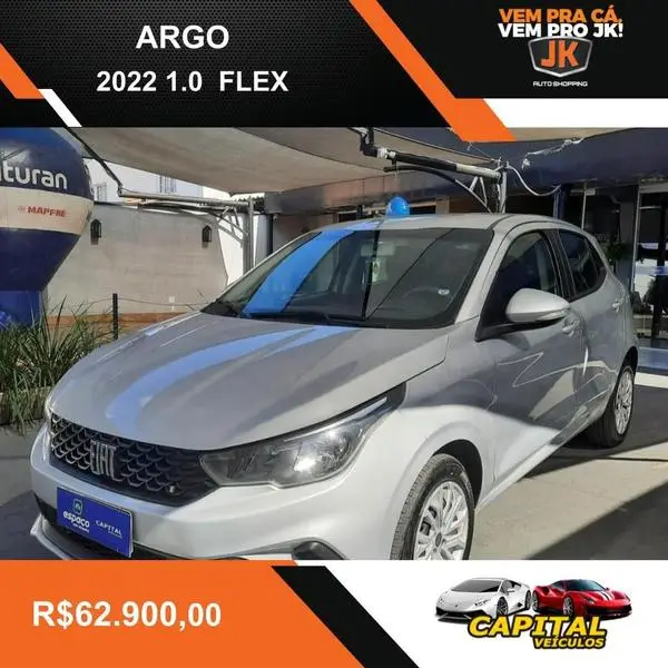 Carro Fiat Argo 2022 1.0