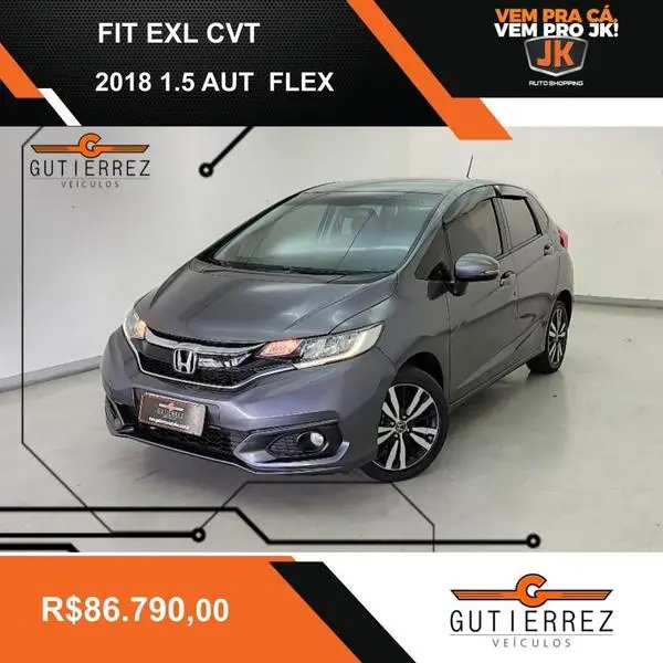 Carro Honda Fit 2018 1.5 16v EXL CVT (Flex)