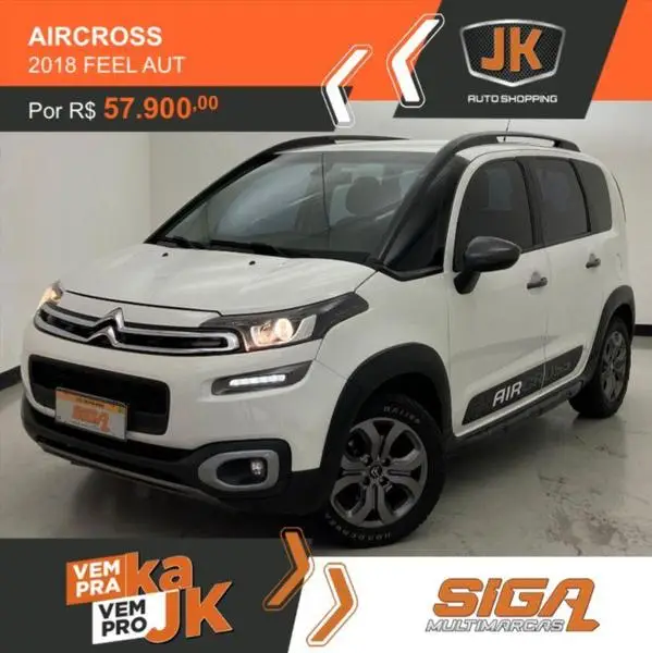 Carro Citroën Aircross 2018 1.6 16V Feel BVA (Flex)