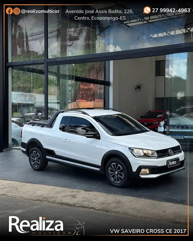 Carro Volkswagen Saveiro 2017 Cross 1.6 16v MSI CE (Flex)